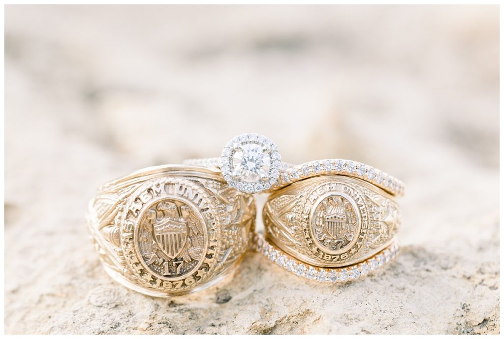 Aggie Rings and Engagement Ring